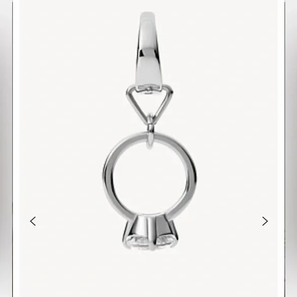 Fossil engagement ring charm - Picture 2 of 15